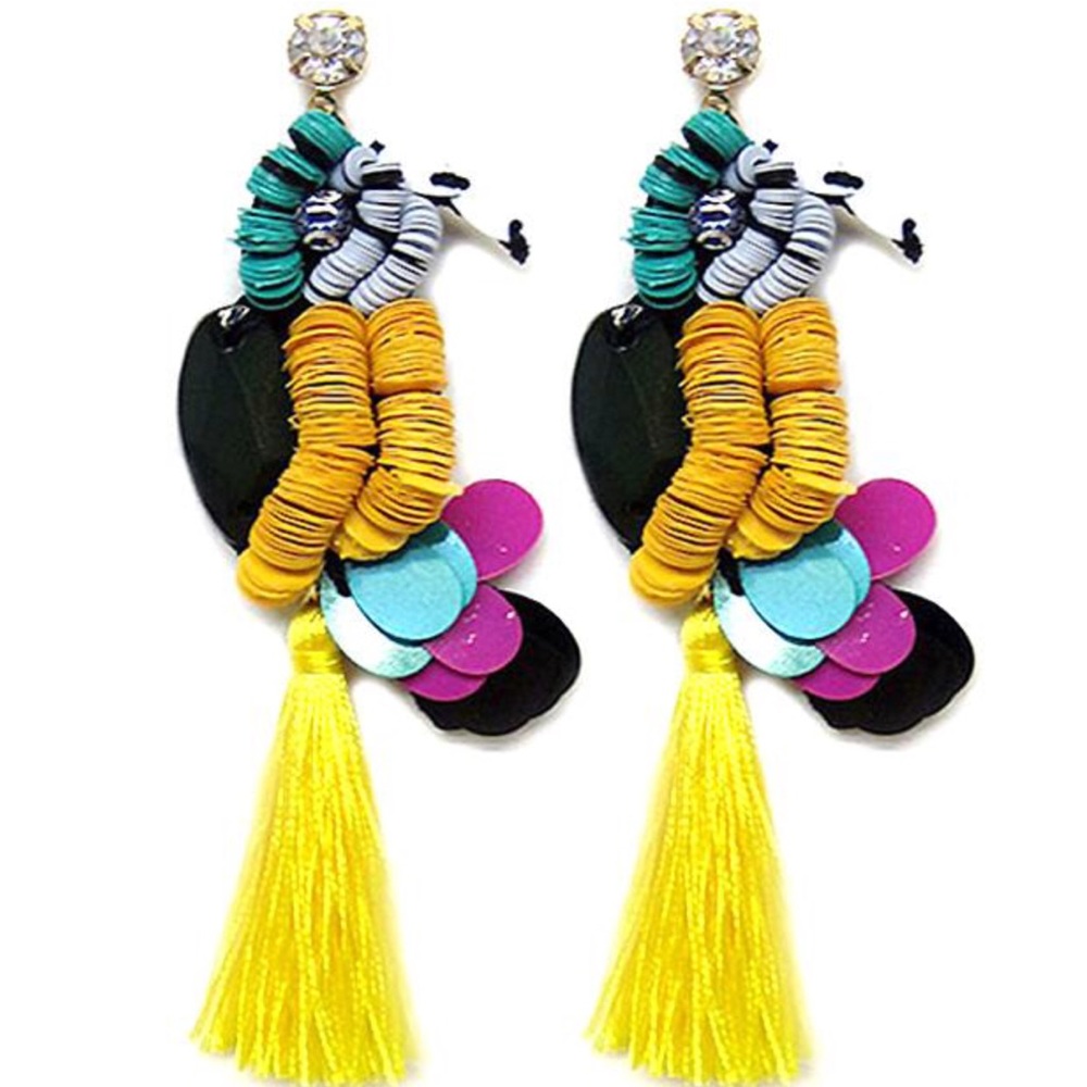 Parrot Tassel Earrings